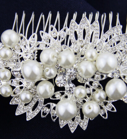 wholesale bridal jewelry, pearl and hair comb