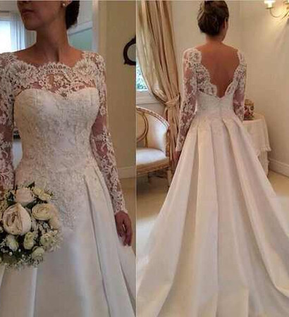 lace, dress and white