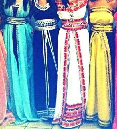 algerian clothes, black and traditions