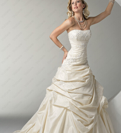 white, wedding dress and stunning