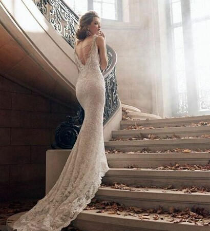 wedding dress and en
