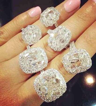 follow me, diamonds and pink nail polish