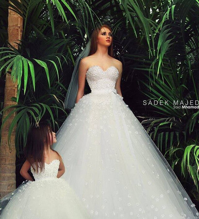 fashion, gown and bride