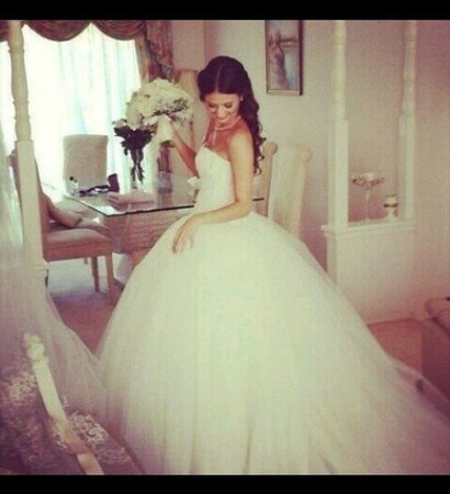dress, glamour and flouwer