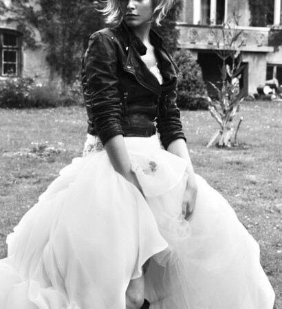 makeup, model and black and white