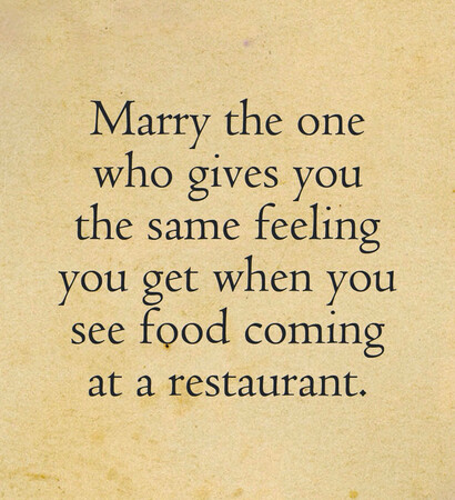 restaurant, marry and words