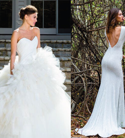 bridal dress and en