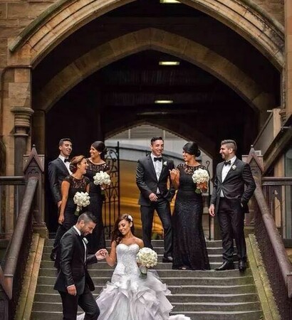 groom, bride and details
