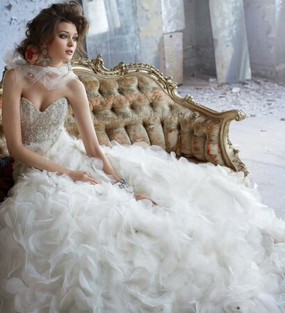 girl, bridal dress and marriage