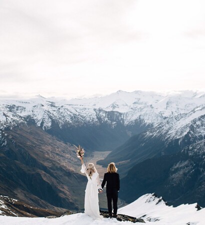 mountain, forever and snow
