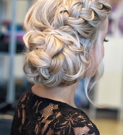 plait, messy and bun