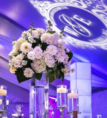 flowers, reception and decor