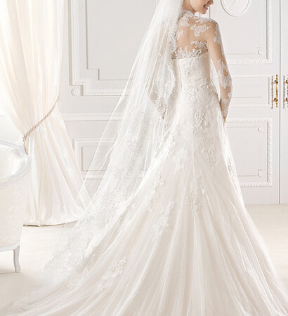 wedding dress, wedding gown and beautiful