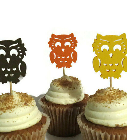 woodland wedding decor, autumn decorations and owl party supplies