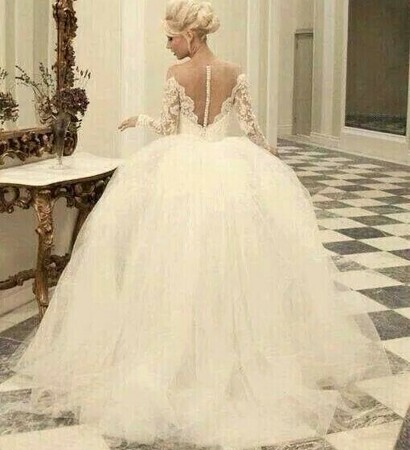 white, princess and dress