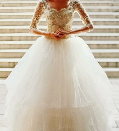 bridal dress and en