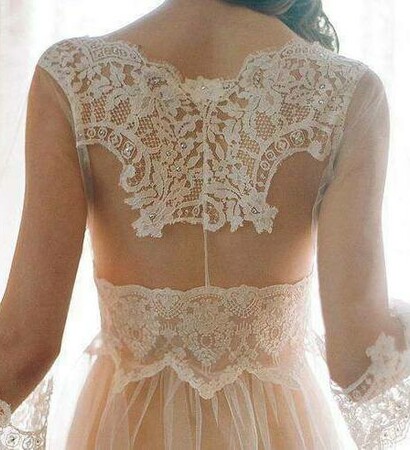 lace, old and white