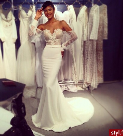 long dress, fashion and wedding dress