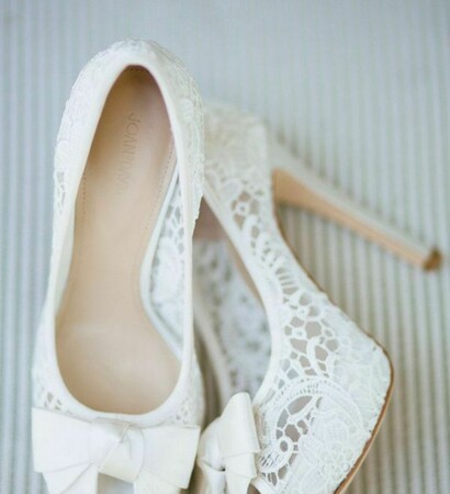bow, ribbon and shoes