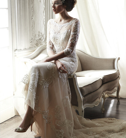 wedding dress and en