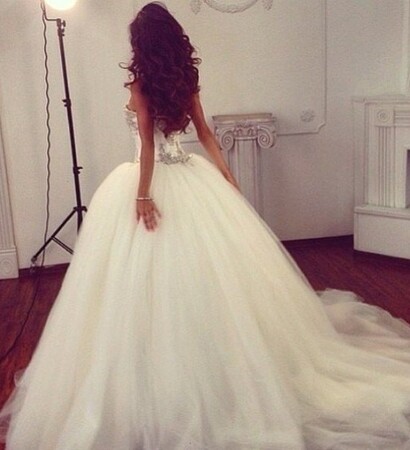 wedding dress, white and bride