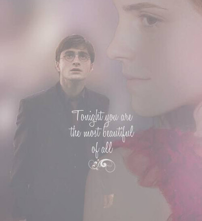 dress, hermionegranger and harrypotter