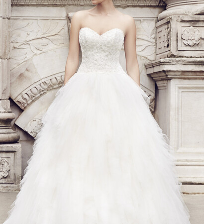 paloma blanca and wedding dress