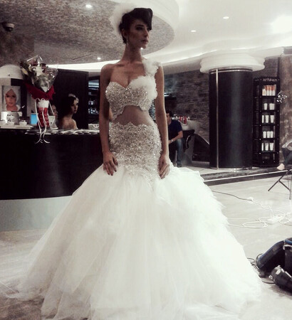 dress, bride and tunisie