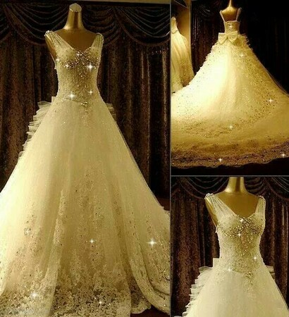 dress, sparkle and golden