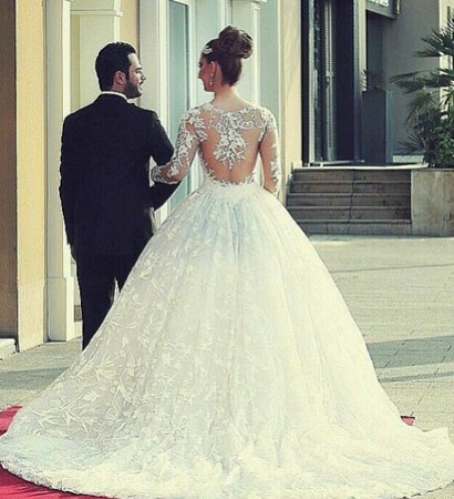 bride, broom and love