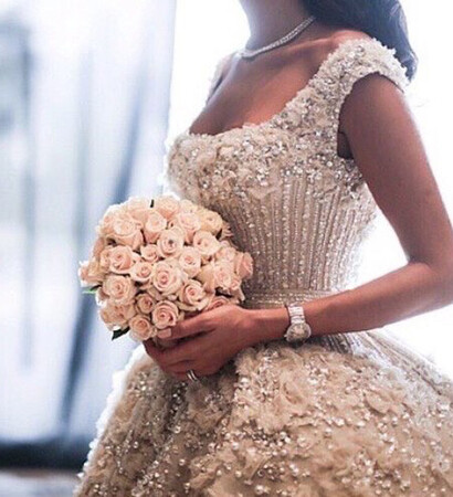 flowers, luxury and dress