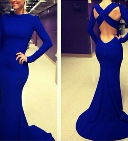 open back dress, dress and blue dress