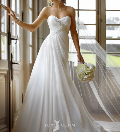bouquet, wedding gown and beautiful