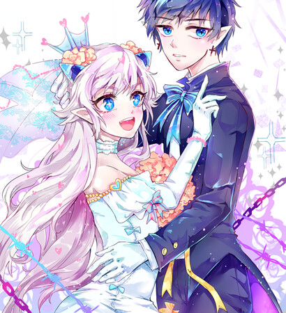 couple, elsword and anime