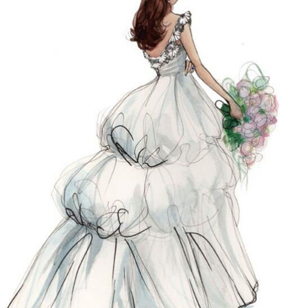 girl, dress and draw