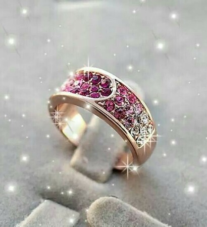 surprise, gold and ring
