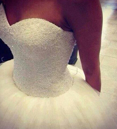 white, beaded and love