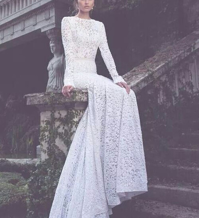 gorgeous, long dress and wedding dress