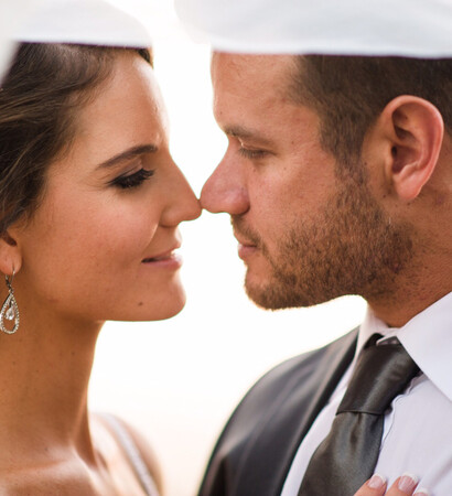 wife, husband and dream wedding