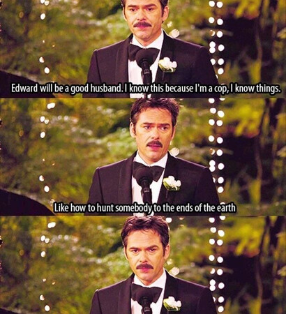 charlie swan, twilight and police