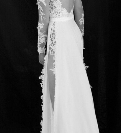 weddingdress, white and lace