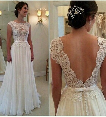wedding dress, dress and a line