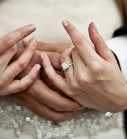 wife, diamond and dress