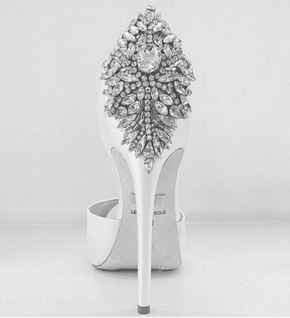 luxury, shoes and crystal