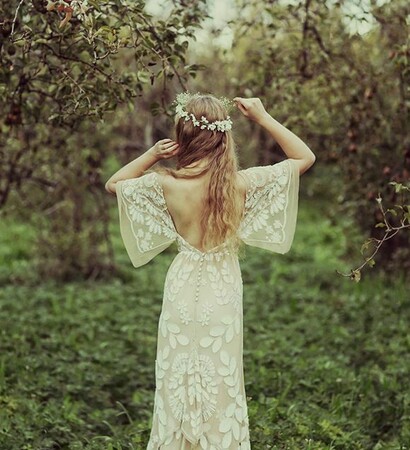 nature, dress and flower