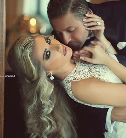 makeup, beautiful and wedding dress