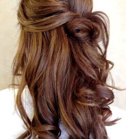 pretty, curls and bride