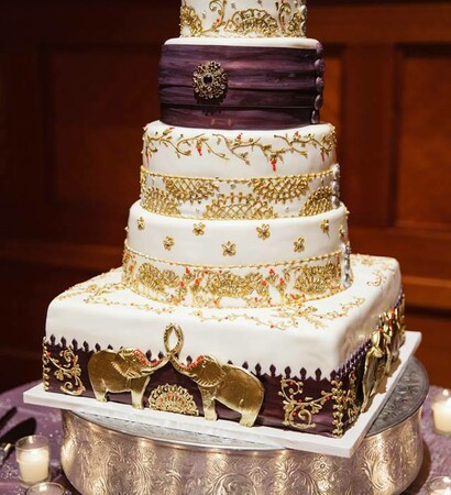 indian, cake and bride