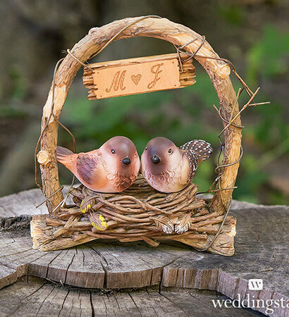 birds, decor and wood