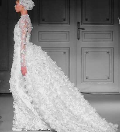 Georges Hobeika, bride and lace
